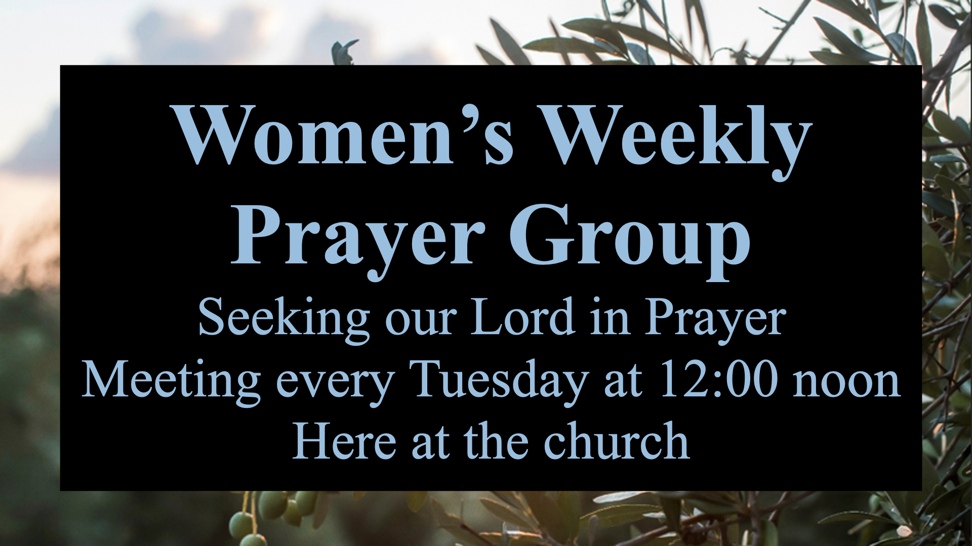 Womens Prayer